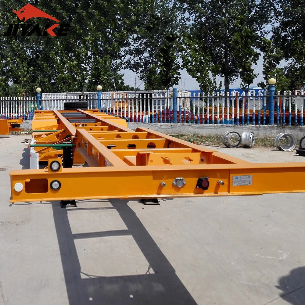 3 Axles Tri--Axles Shipping Container Transport 20FT 40FT 40ton Skeleton Trailer Skeletal Truck Semi Trailer Container Chassis