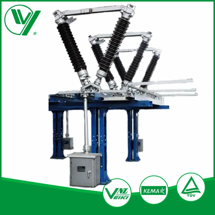 Gw5 V-Type High Voltage Line Disconnecting Switch with Earthing Switch