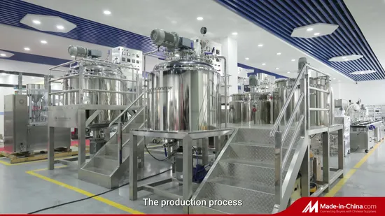 High Quality Liquid Shampoo Liquid Hand Wash Making Equipment with Electric Heater Jacket Mixer Soap Making Mixing Machine